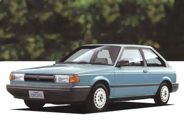 Nissan Sunny (B12, EB12, FB12) 6 поколение, рестайлинг, хэтчбек 3 дв. (09.1987 - 12.1989)